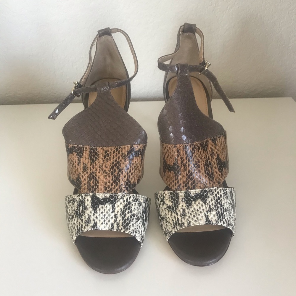 Antonio Melani Phaedra Multi Snake Print Heels